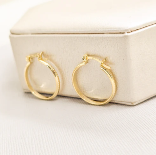 Aros Candonga tallada Mediana