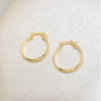 Aros Candonga tallada Mediana