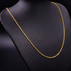 Cadena Tejido Aros Delgada