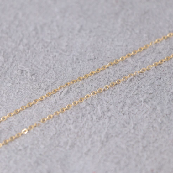 Cadena Tejido Aros Delgada