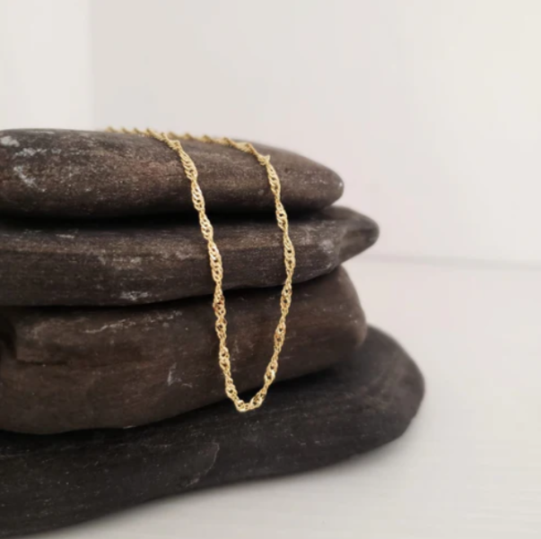 Cadena Tejido Singapur Alargada