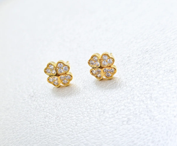 Aros Trébol Circonias