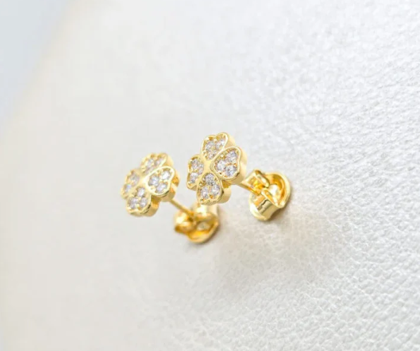 Aros Trébol Circonias