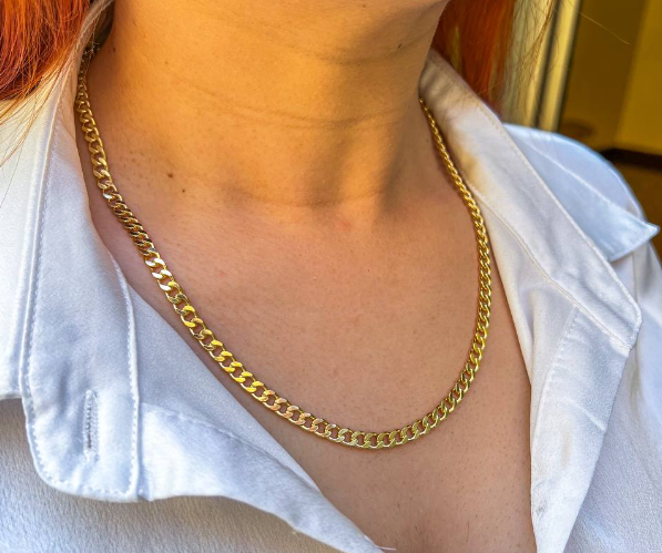 Cadena Tejido Cubana Gruesa